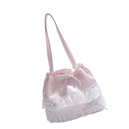 Mocoocouture Stilvolle Handtasche Multifunktional PU Umhängetasche Für Frauen Rucksack Mit Spitzendetails Und Verstellbarer Gurt Gurt Casual Umhängetasche von Mocoocouture