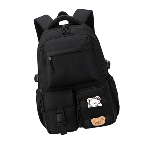 Mocoocouture Stilvoller Japanischer Schulrucksack Für Frauen Nylon Multipocket Ergonomic Schulter Stilvoller Ungezwungener Daypack Für Frauen von Mocoocouture