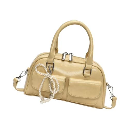 Mocoocouture Trendy Crossbody Bag PU Lederumhängenden Taschen Bögen Charme Alltagspendler Für Einkäufe Und Soziales Event Multi Funktionales Crossbody Büro Geeignet von Mocoocouture