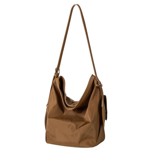 Mocoocouture Trendy Große Kapazität Nylon Umhängetasche Für Frauen Verstellbares Riemen Arbeit Kompaktes Design Mit Dekorativem Charme Verstellbarer Gurt Schulter von Mocoocouture