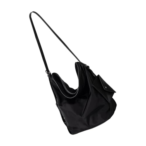 Mocoocouture Trendy Große Kapazität Nylon Umhängetasche Für Frauen Verstellbares Riemen Arbeit Kompaktes Design Mit Dekorativem Charme Verstellbarer Gurt Schulter von Mocoocouture