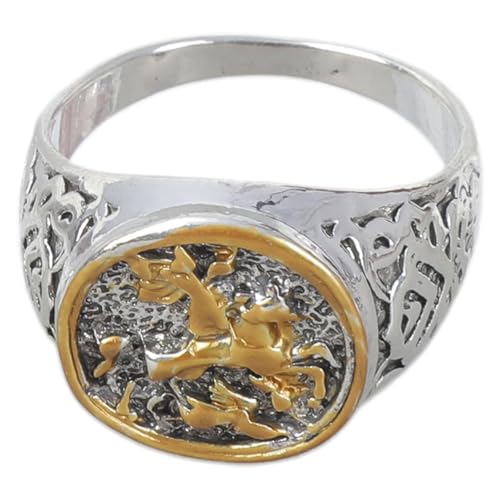 Mocoocouture Vintage Trend Herrenring Starker Legierung George Porträt Römisch Soldat Schmuck Ringe Geschenk Für Männer Junge Teen Soldat Für Männer von Mocoocouture