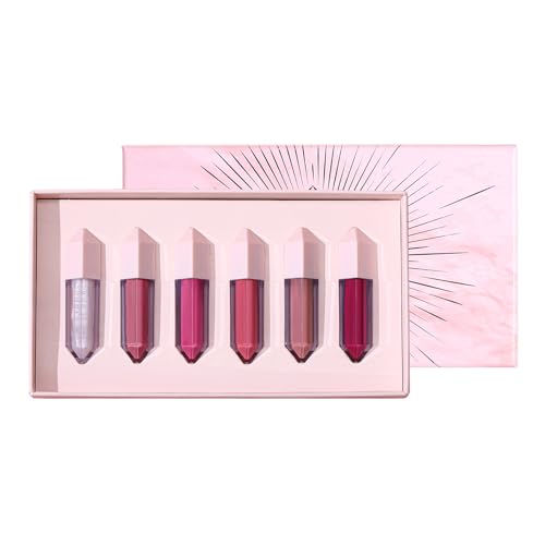 Modische Lippenfarben Lip Gloss Set 6 Farben Wasserdichte Party Lippenstift Nicht Verblassen Für Stilvolle Frauen Date Lippenstift von Mocoocouture