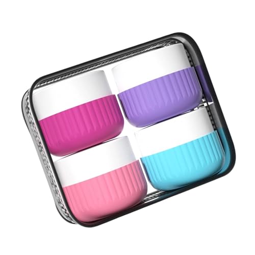 Reisebehälter Für Toilettenartikel Silikoncreme Gläser Mit Klarem Beutel Reisezubehör Für Kosmetische Gesichtskörperhandcreme von Mocoocouture