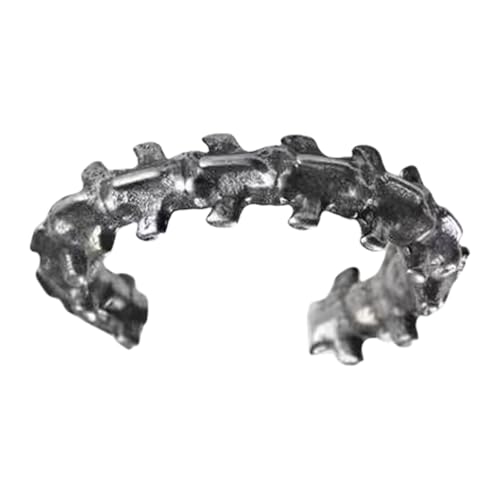 Silberknorpel Ohrmanschette Clip Auf Ohrring Für Männer Frauen Schafwirbelsäule Inspiriert Hypoallergene Design Ohr Accessoire Geschlechtsneutral Silberohrring von Mocoocouture