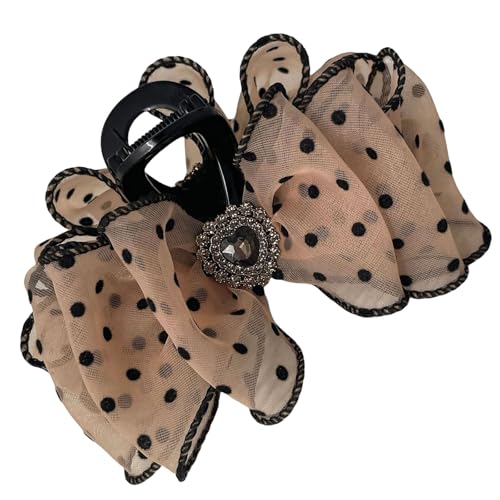 Stilvolle Dots Haarspange Damen Und Teenager Haarnadel Retros Meshes Haarspange Haarschmuck Für Frauen von Mocoocouture