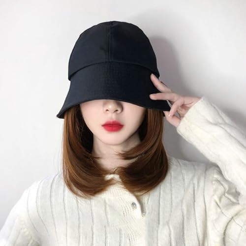 Stilvolle Frauen All Day Perücken Kappen Hitzefreundliche Fasern Straight Hair Extensions Vielseitiges Outfit Begleiter Mode Haarteife Haarhut von Mocoocouture