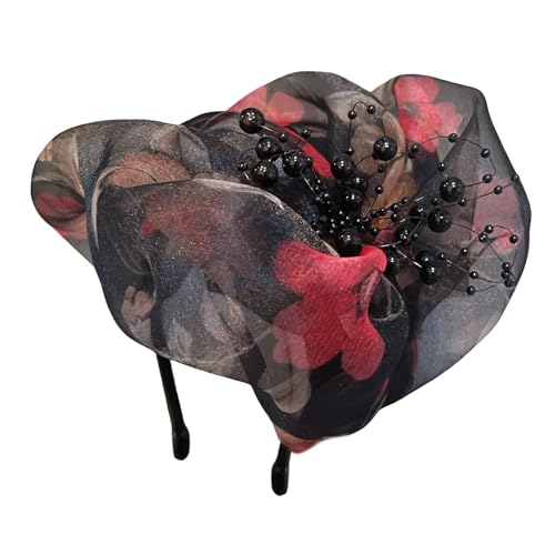 Stirnbänder Mit Schleife Fascinator Für Damen Schleifen Kopfbedeckung Mit Perlen Verzierung Haarschmuck Für Hochzeit Und Party Bankett von Mocoocouture