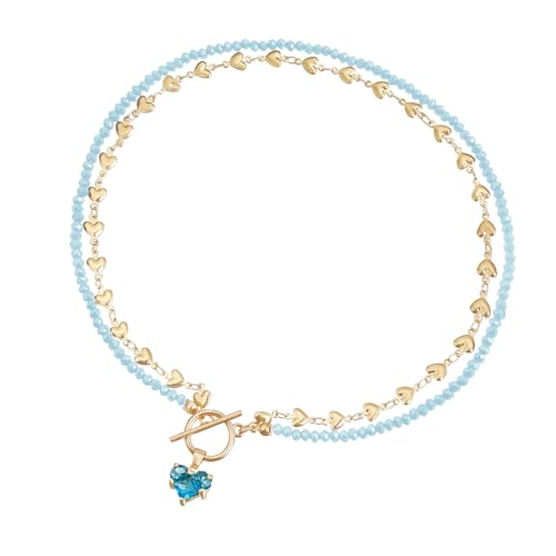 Stylish Alloy Heart Halskette Mit Funkelnden Zirkonsteindekoration Für Modische Frauen Und Trendige Damen Outfits Colarmbone Kette Halskette Stylish Alloy Heart Halskette Mit Funkelnden Zirkonsteindekoration Für Modische Frauen Und Trendige Damen Outfits Colarmbone Kette Halskette von Mocoocouture