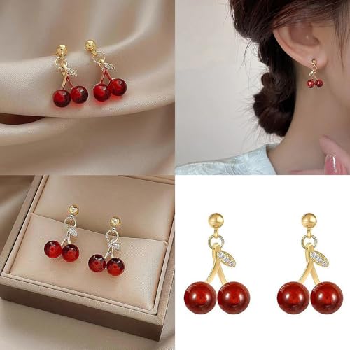 Trendige Kirschen Kristallohrringe Anspruchsvolle Frauenkirschen Kristallohrringe Accessoire Für Abendveranstaltung Allergie KOSTENLOSE Kirschschmuck Trendige Kirschen Kristallohrringe Anspruchsvolle Frauenkirschen Kristallohrringe Accessoire Für Abendveranstaltung Allergie KOSTENLOSE Kirschschmuck von Mocoocouture