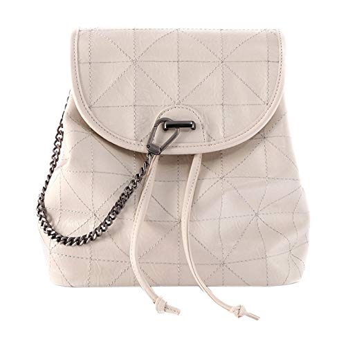 Mocturnity Leder Damen Rucksack Mode Groß-KapazitäT Kette Tasche Sanft Backpack Clamshell Tasche von Mocturnity