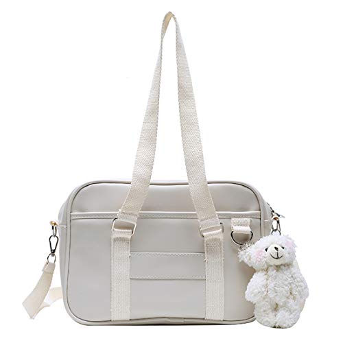 Mocturnity Mode Casual Damen PU Bär Tasche Mini Student Reise Schule Tasche Mädchen Schulter Umhängetasche von Mocturnity