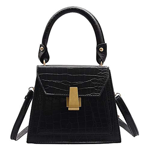 Mocturnity Mode Pattern Leder UmhäNge Tasche für Frauen Haupt Weibliche UmhäNge Tasche Weibliche Hand und GeldböRsen mit Schwarz von Mocturnity