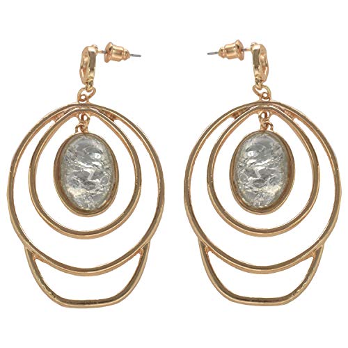 Mocturnity Modische Ohrringe in Tropfenform, oval, aus Temperament, für Damen von Mocturnity