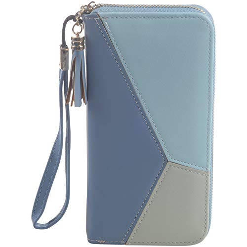 Mocturnity Neue Pu Frauen Brieftasche Beste Design Grosse Kapazitaet Mode Brieftasche Weibliche Maedchen Handy Tasche Geldbörse Karten Halter Lange Kupplung Geldbörse Blau Mocturnity Neue Pu Frauen Brieftasche Beste Design Grosse Kapazitaet Mode Brieftasche Weibliche Maedchen Handy Tasche Geldbörse Karten Halter Lange Kupplung Geldbörse Blau von Mocturnity