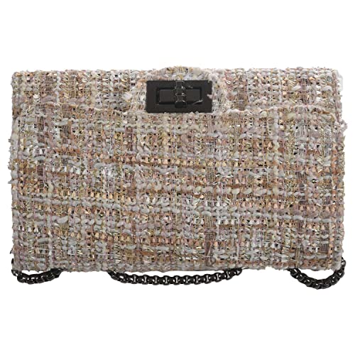 Mocturnity Neue Trend Frauen Handtasche Quadratisches Paket Mode Umhängetasche Frauen Beige von Mocturnity