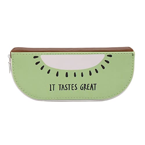 Mocturnity Pu Leder Obst MäPpchen Schreib Waren GeschäFt GroßE GrößE Schule Bleistift Beutel für Studenten Geschenke Bleistift Box GroßE GrößE GrüN von Mocturnity