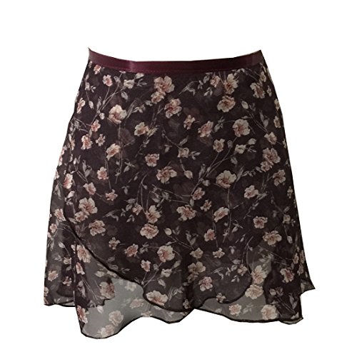 ModLatBal Mädchen Ballettrock Chiffon Wickelrock, Mädchen, F04, Large von ModLatBal