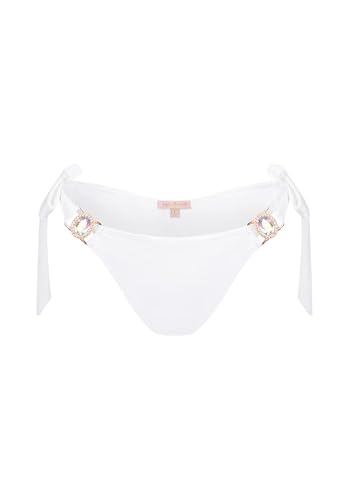 Moda Minx Bikini Hose Amour Tie Side Brazilian Damen White M von Moda Minx