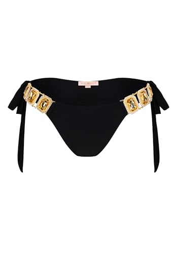 Moda Minx Bikini Hose Boujee seitlich gebunden Damen Black XL von Moda Minx