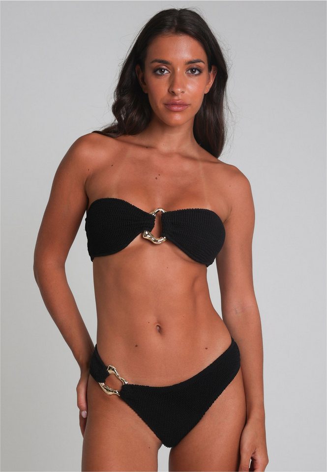 Moda Minx Bikini-Hose SCRUNCH Irregular Hoop (1-St) mit edlem Schmuckelement von Moda Minx