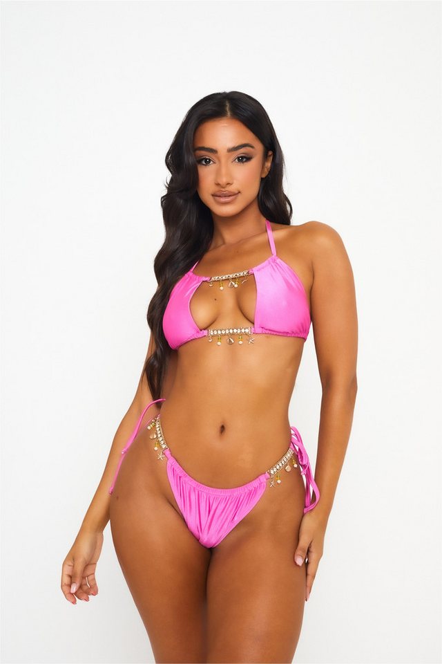 Moda Minx Bikini-Hose Seychellen Seestern (1-St) mit seitlicher Bindung und funkelnden Anhängern von Moda Minx