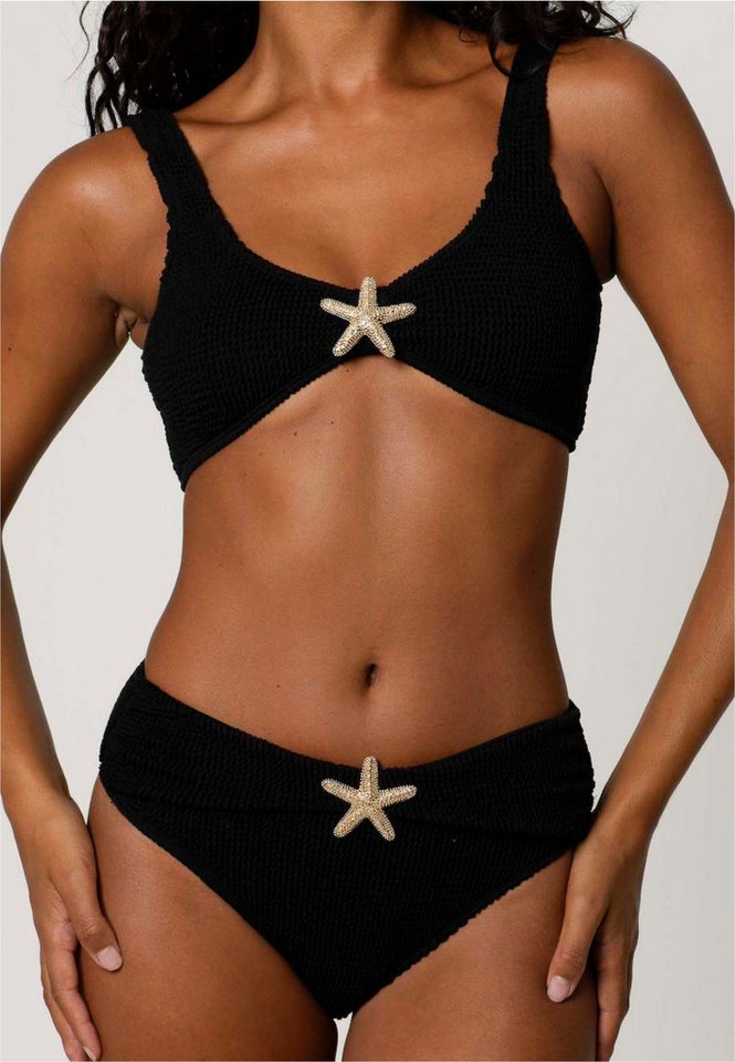 Moda Minx Bikini-Hose Starfish Scrunch High Waist Bikini Bottom (1-St) mit tollem Seestern-Element von Moda Minx