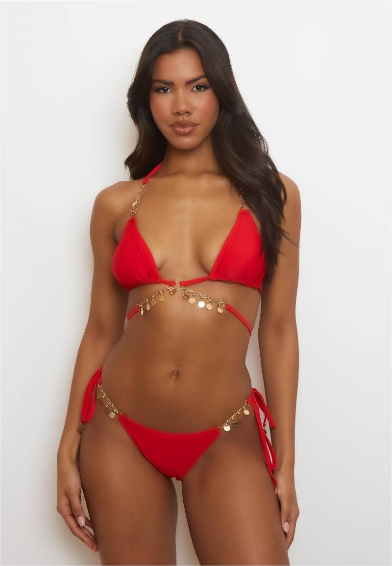 Moda Minx Bikini-Hose "Valentina", (1 St.), mit seitlicher Bindung und funkelnden Anhängern von Moda Minx