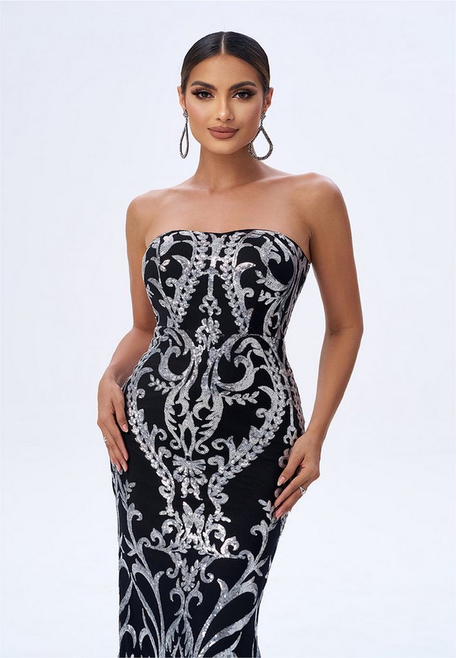 Moda Minx Jerseykleid ALEXIS LONG SEQUIN (1-tlg) mit höchstem Tragekomfort von Moda Minx