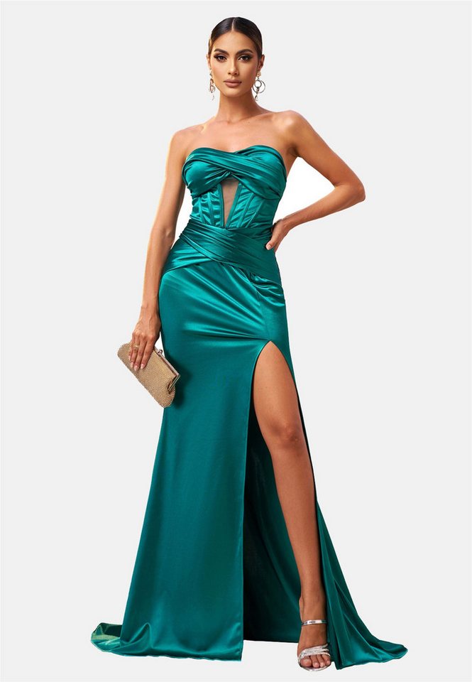 Moda Minx Jerseykleid Daisy Long Slit Dress mit wunderbarem Korsett-Element Moda Minx Jerseykleid Daisy Long Slit Dress mit wunderbarem Korsett-Element von Moda Minx