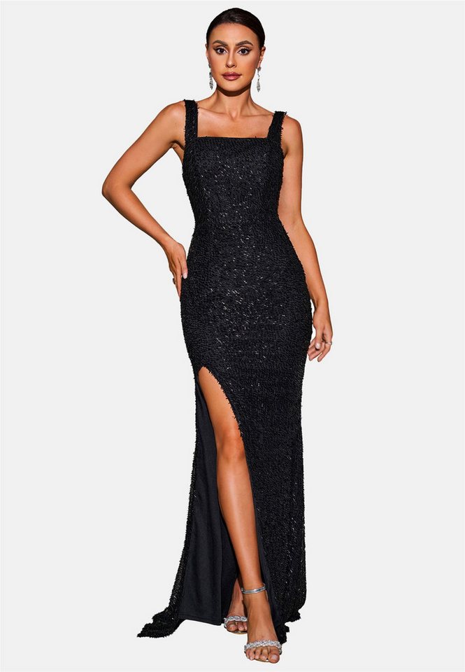 Moda Minx Jerseykleid Freya Long Slit Dress mit wunderschönem Rückenausschnitt Moda Minx Jerseykleid Freya Long Slit Dress mit wunderschönem Rückenausschnitt von Moda Minx