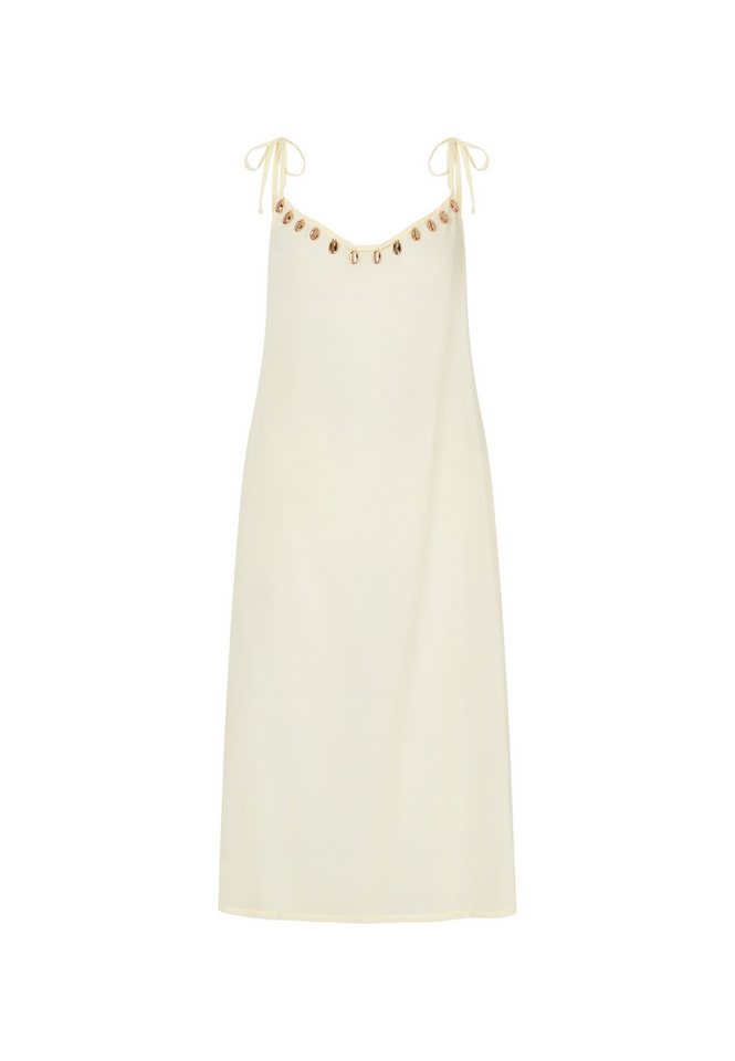 Moda Minx Jerseykleid GOLD SHELLS CHIFFON LONG SKIRT mit tollen Muschel-Elementen von Moda Minx