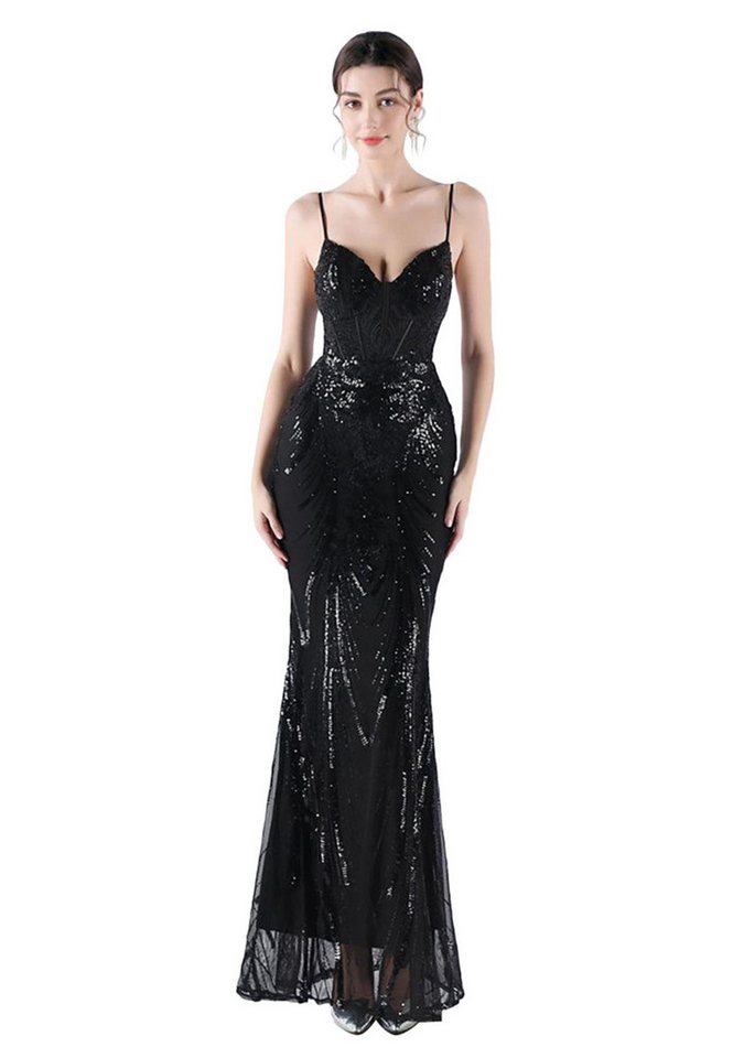 Moda Minx Jerseykleid Gabrielle mit bodenlangem Schnitt Moda Minx Jerseykleid Gabrielle mit bodenlangem Schnitt von Moda Minx