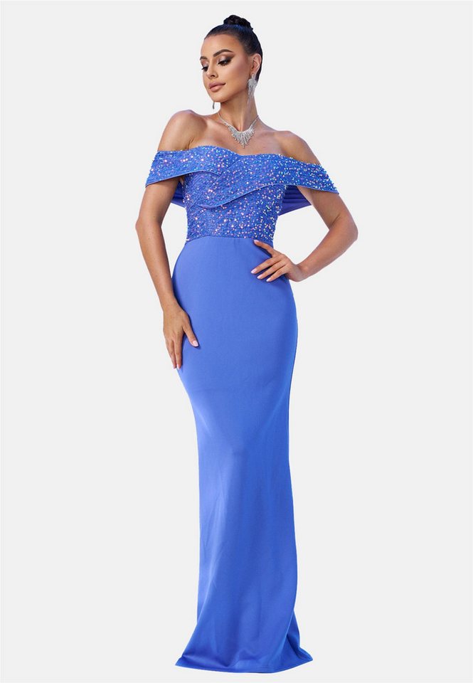 Moda Minx Jerseykleid im schulterfreien Design Moda Minx Jerseykleid im schulterfreien Design von Moda Minx