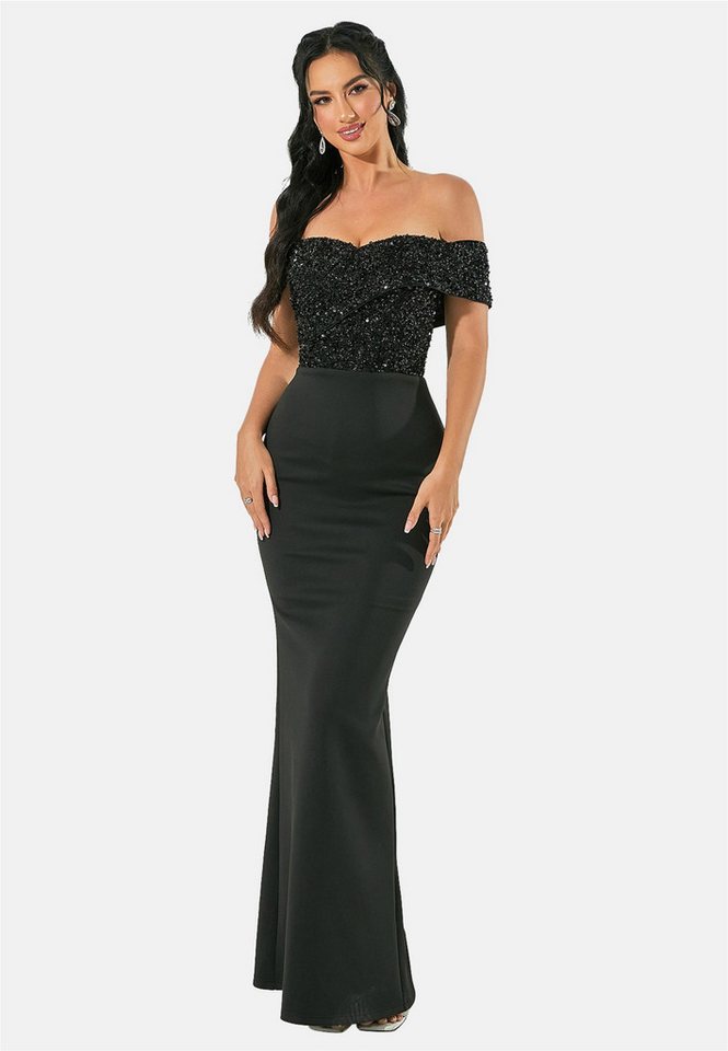 Moda Minx Jerseykleid im schulterfreien Design Moda Minx Jerseykleid im schulterfreien Design von Moda Minx