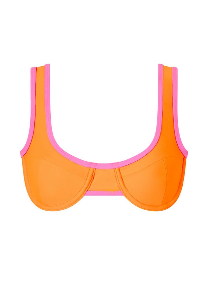 Moda Minx Triangel-Bikini-Top (1-St), im Kontrast-Design von Moda Minx