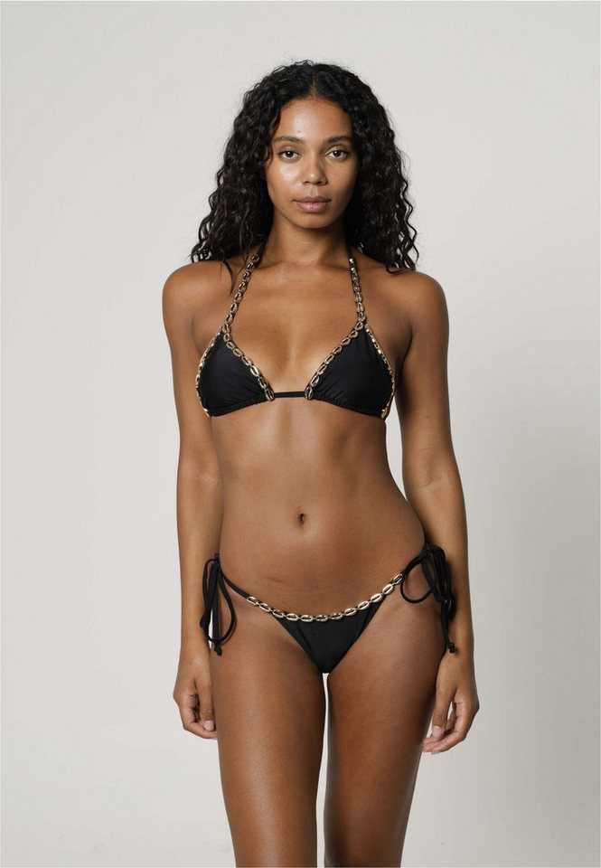 Moda Minx Triangel-Bikini-Top Gold Shells Trim Edge Triangle Top (1-St), mit tollen Muschel-Elementen von Moda Minx