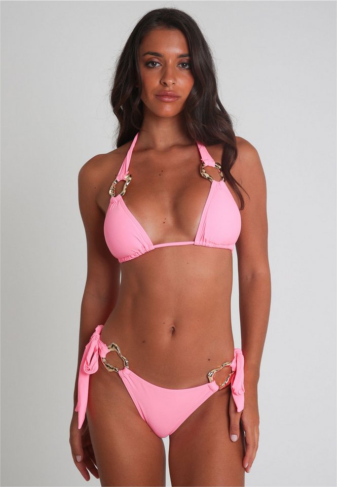Moda Minx Triangel-Bikini-Top Irregular Hoop Triangle Top (1-St), mit edlen Schmuckelementen von Moda Minx
