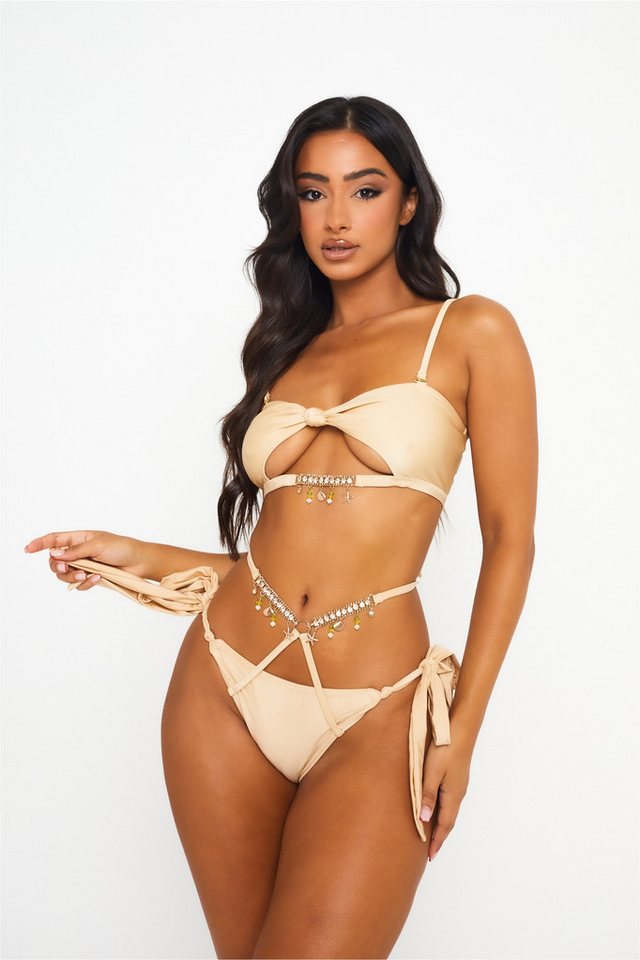 Moda Minx Triangel-Bikini-Top Seychellen Seestern Bandeau Top (1-St), mit kleinen Meeres-Anhängern von Moda Minx