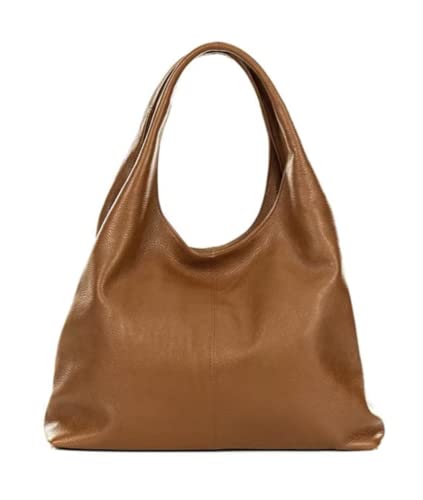 Modarno Damen Ledertasche | Schwarz | Schultertasche | Echtleder | Made in Italy | Modell Samona, Leder von Modarno