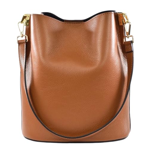 Modarno Giulia Handtasche aus echtem Leder Dollar 23 x 16 x 27 cm, Leder von Modarno