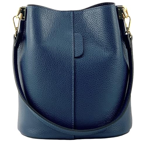 Modarno Giulia Handtasche aus echtem Leder Dollar 23 x 16 x 27 cm, Ottanium von Modarno