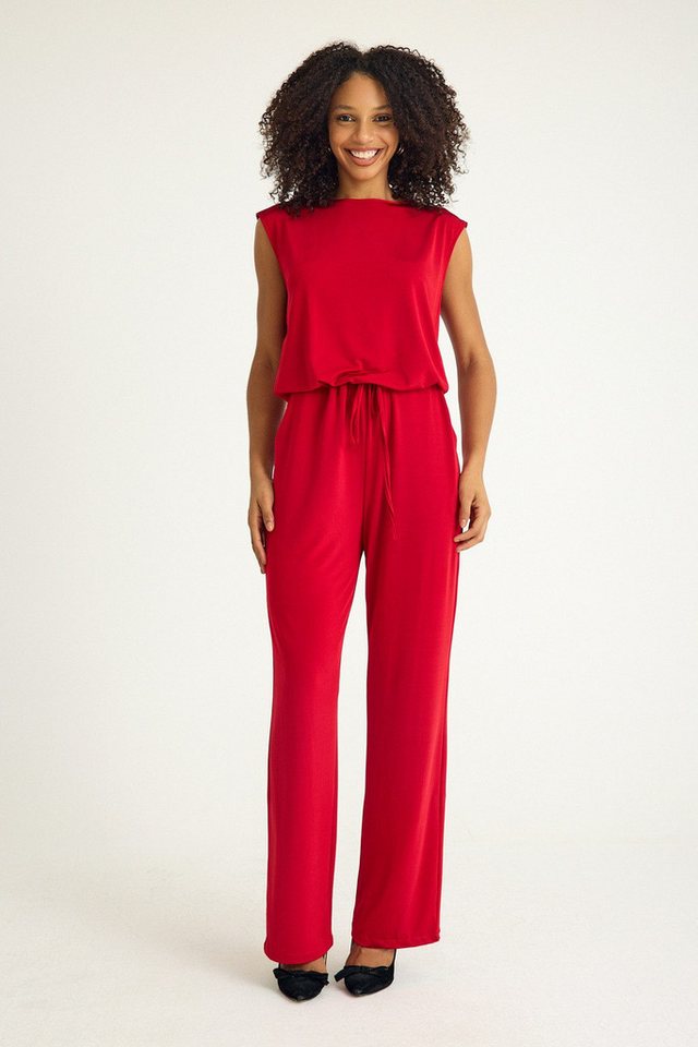 Modavitrini Overall Overall Eleganter Damen Jumpsuit aus Stretch-Jersey Einteilig Modavitrini Overall Overall Eleganter Damen Jumpsuit aus Stretch-Jersey Einteilig von Modavitrini