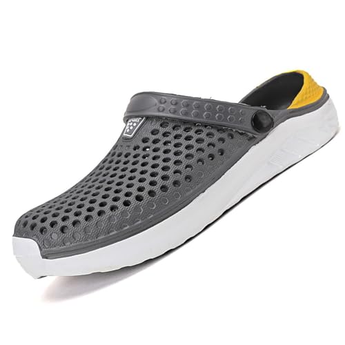 Clogs Gartenschuhe Herren Hausschuhe Sommer Badeschuh Atmungsaktiv Garten Clogs Leicht Gartenclogs Bequem Pantoletten Freizeit Gummischuhe Mode Schlappen Beach Slipper Clogs Gartenschuhe Herren Hausschuhe Sommer Badeschuh Atmungsaktiv Garten Clogs Leicht Gartenclogs Bequem Pantoletten Freizeit Gummischuhe Mode Schlappen Beach Slipper von Modaworld
