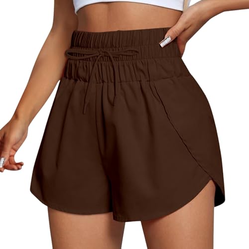 Damen adeshorts Boardshorts UPF50+ Badehose High Waisted Schwimmshorts Badehose Schnell Trocknende UV Schutz mit Liner Taschen von Modaworld