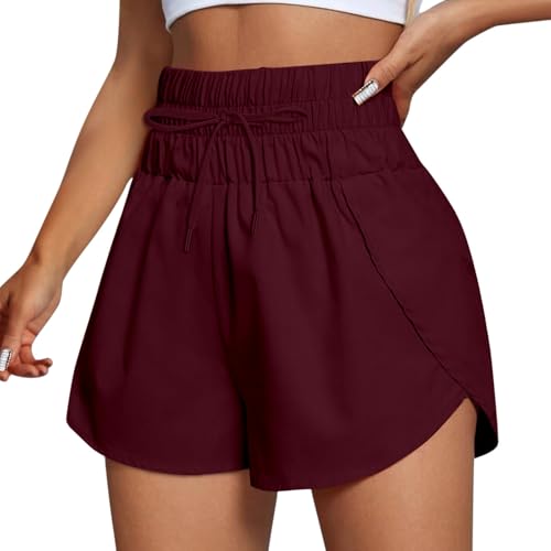 Damen adeshorts Boardshorts UPF50+ Badehose High Waisted Schwimmshorts Badehose Schnell Trocknende UV Schutz mit Liner Taschen von Modaworld