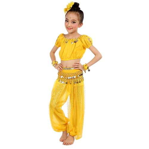 Kinder Mädchen Bauchtanz Kostüm IndienDance Kleidung Gymnastik für Kinder Mädchen Belly Dance Costumes Indische Tanzkleidung Hip Hop Kleidung Street Dance Outfits Tanzkostüm Kinder Mädchen Bauchtanz Kostüm IndienDance Kleidung Gymnastik für Kinder Mädchen Belly Dance Costumes Indische Tanzkleidung Hip Hop Kleidung Street Dance Outfits Tanzkostüm von Modaworld