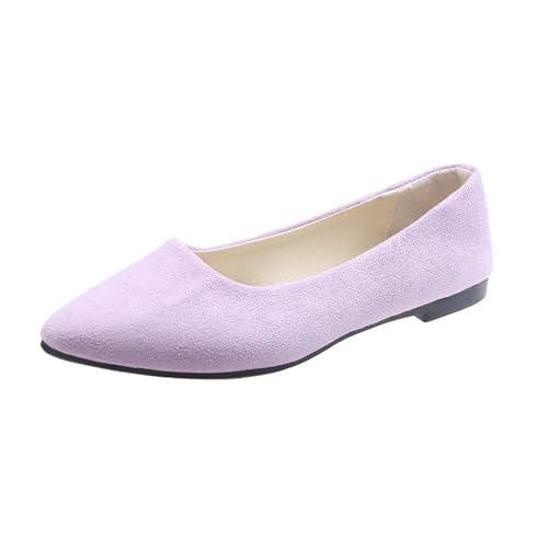 Modaworld Damen Ballerinas mit Rundkappe Flache Slip-On Schuhe Superweich für Komfort Bequem für Spaziergänge Niedriger Keilabsatz Lässiger Stil Modaworld Damen Ballerinas mit Rundkappe Flache Slip-On Schuhe Superweich für Komfort Bequem für Spaziergänge Niedriger Keilabsatz Lässiger Stil von Modaworld