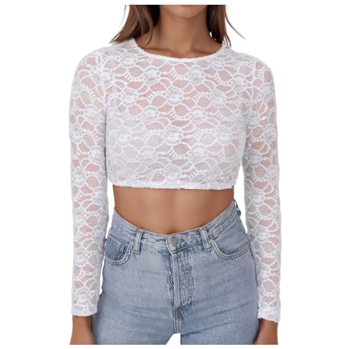 Modaworld Damen Dirndlbluse Spitze Trachtenbluse Elegante Langarm Bluse Weiß/Schwarz für Oktoberfest & Traditionelle Feste Modaworld Damen Dirndlbluse Spitze Trachtenbluse Elegante Langarm Bluse Weiß/Schwarz für Oktoberfest & Traditionelle Feste von Modaworld