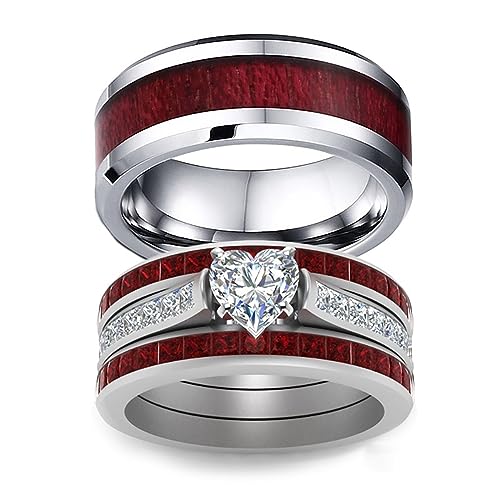 Modaworld Damen Herren Ringe Titan Silber Matt Gebürstet Verlobungsring Partnerring Eheringe Trauringe Modaworld Damen Herren Ringe Titan Silber Matt Gebürstet Verlobungsring Partnerring Eheringe Trauringe von Modaworld